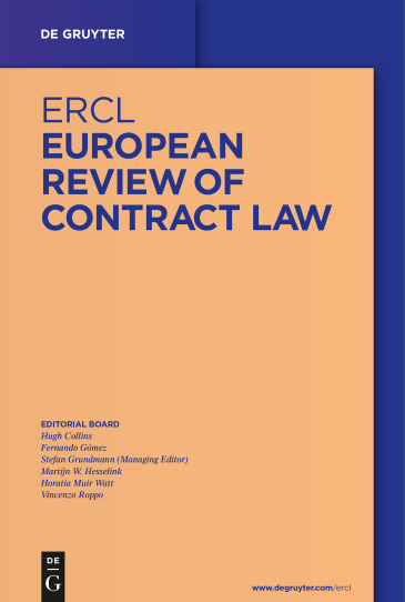  European Review of Contract Law (ERCL)