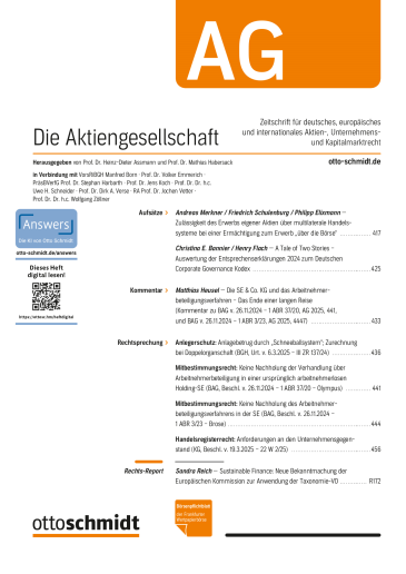  Die Aktiengesellschaft (AG)