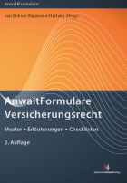 AnwaltFormulare Versicherungsrecht