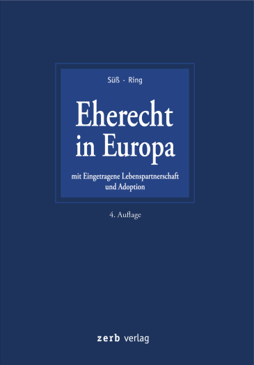  Eherecht in Europa