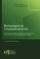 Rechnungen im Umsatzsteuerrecht