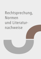 Rechtsprechung, Normen und Literaturnachweise Handels- und Gesellschaftsrecht