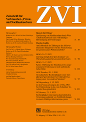 Abbildung: Zeitschrift für Verbraucher-, Privat- und Nachlassinsolvenz (ZVI)