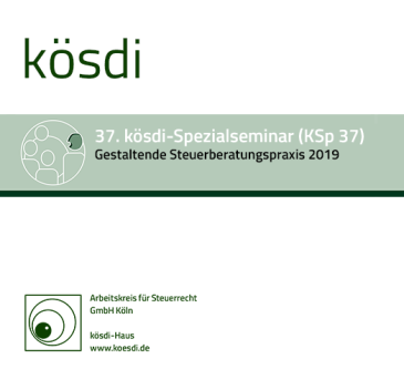  KSp 37 - Gestaltende Steuerberatungspraxis 2019